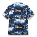 Dallas Cowboys Zubaz All-Over Print Men's Casual Hawaiian Short Sleeve Shirt | 125GSM Cotton - Image 7