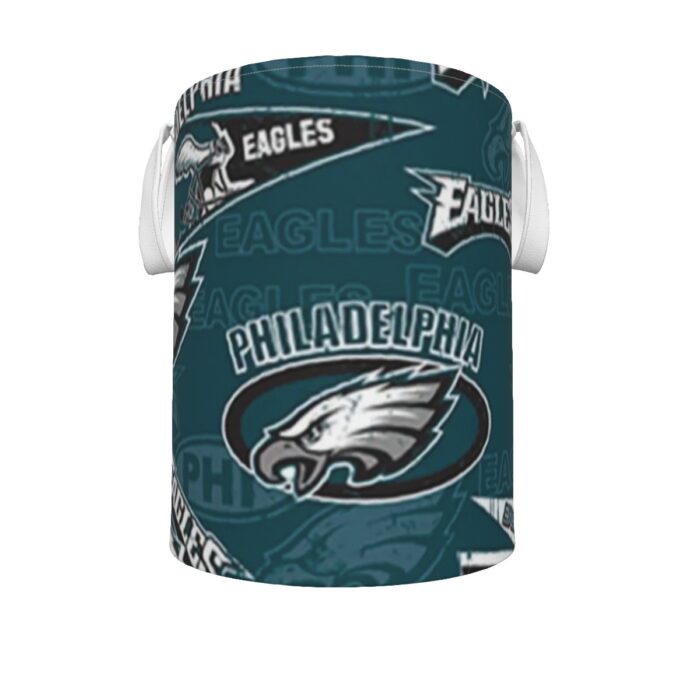 Philadelphia Eagles Zubaz All-Over Print Foldable Laundry Basket - Image 1