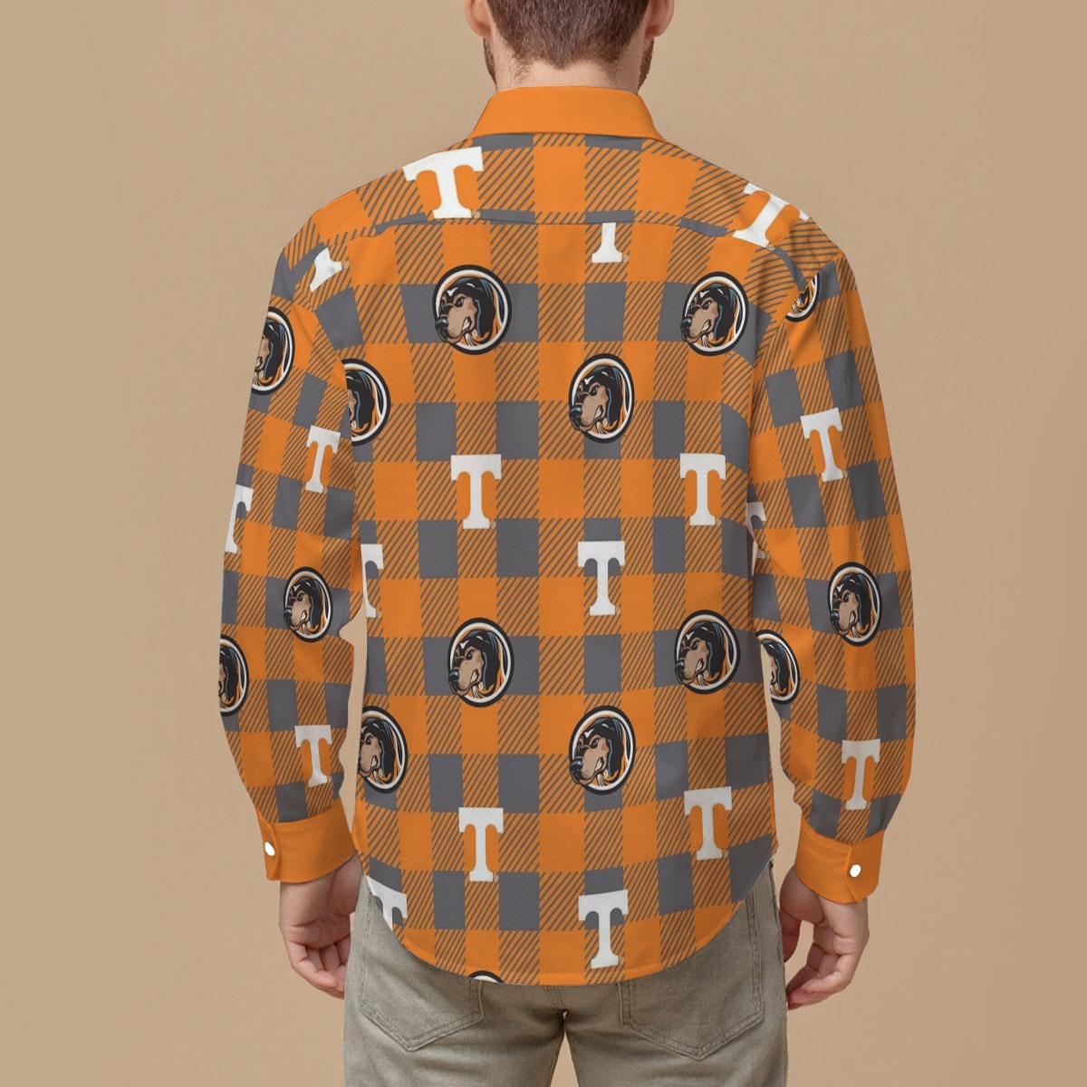 Tennessee - Volunteers Men's Slim Fit Long Sleeve Shirt - Image 2