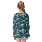 Philadelphia Eagles Zubaz All-Over Print Kid's Long Sleeve O-neck T-shirt - Image 4