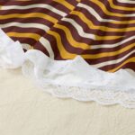 Washington Commanders Zubaz Women's Cami Home Suit With Lace Edge - Image 3