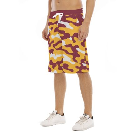 Washington Commanders camo Men's Tether Loose Shorts