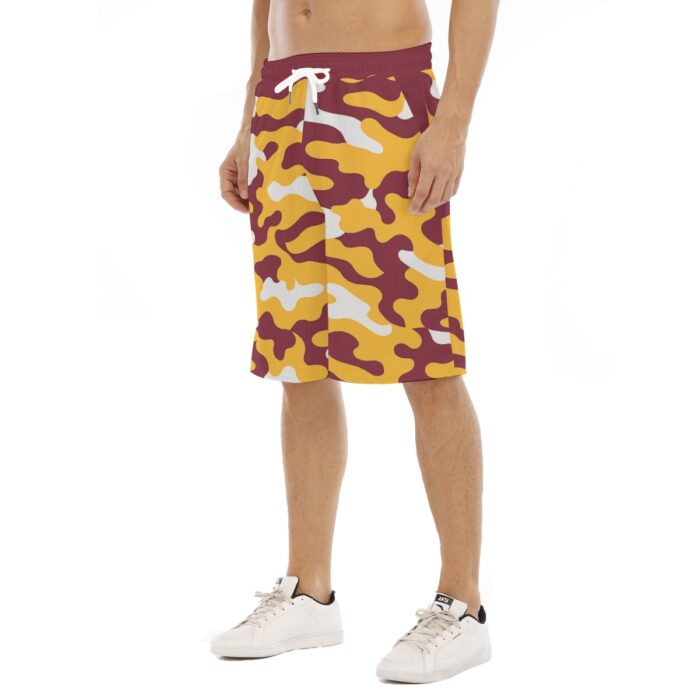 Washington Commanders camo Men's Tether Loose Shorts - Image 1