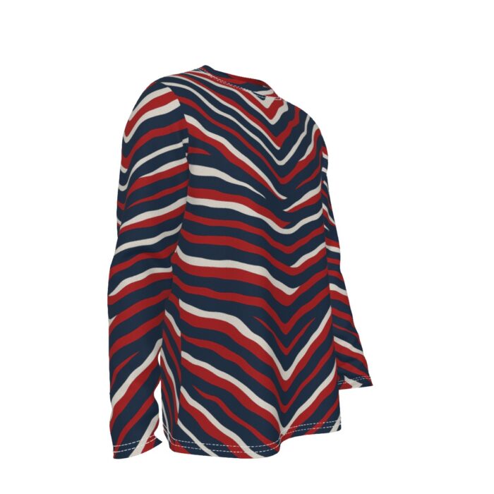 New England Patriots All-Over Print Long Sleeve T-Shirt - Image 4