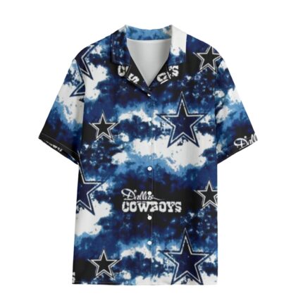 Dallas Cowboys Zubaz All-Over Print Women's Hawaii Shirt | 120GSM