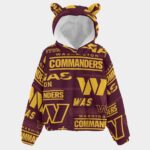 Washington Commanders Kid’s Borg Fleece Sweatshirt With Ear