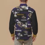 Baltimore Ravens Men's Slim Fit Long Sleeve Shirt - Image 2