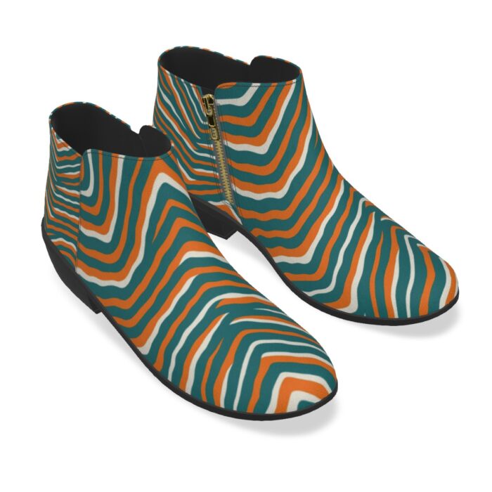 Miami Dolphins Zubaz Women's Fashion Boots - Image 4