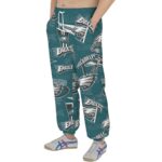 Philadelphia Eagles Zubaz All-Over Print Men'S Thick Sweatpants - Image 2