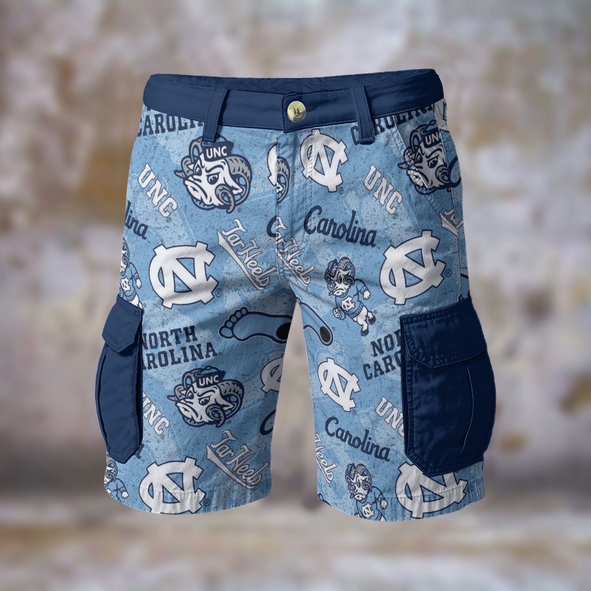 North Carolina at Chapel Hill - Tar Heels Cargo Shorts - Image 2