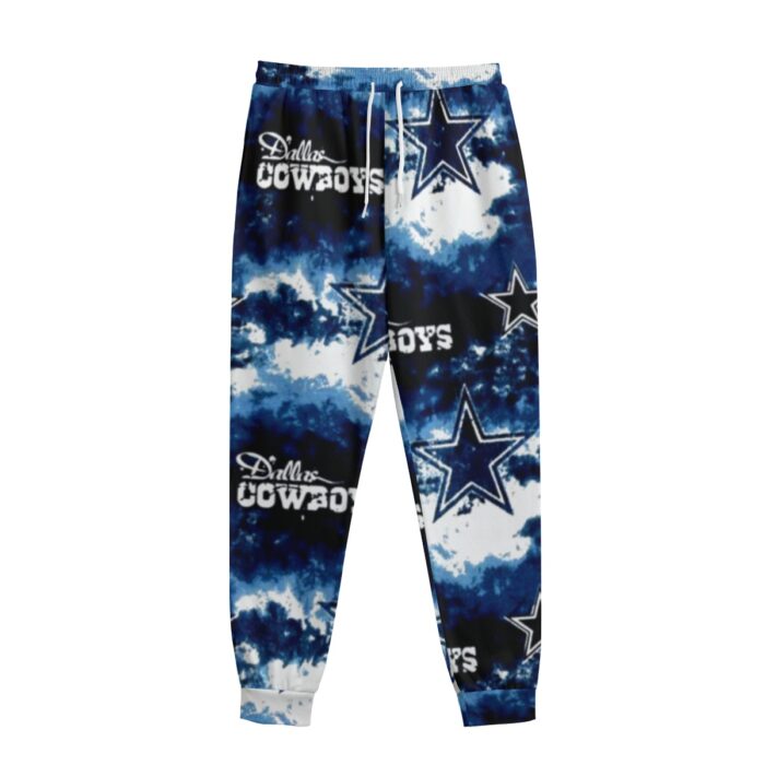 Dallas Cowboys navy Sweatpants With Waistband - Image 1
