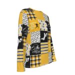 Pittsburgh Steelers Zubaz All-Over Print Women's Oversized T-shirt | 190GSM Cotton - Image 2