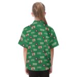 Boston Celtics Kid's Hawaiian Vacation Shirt - Image 4