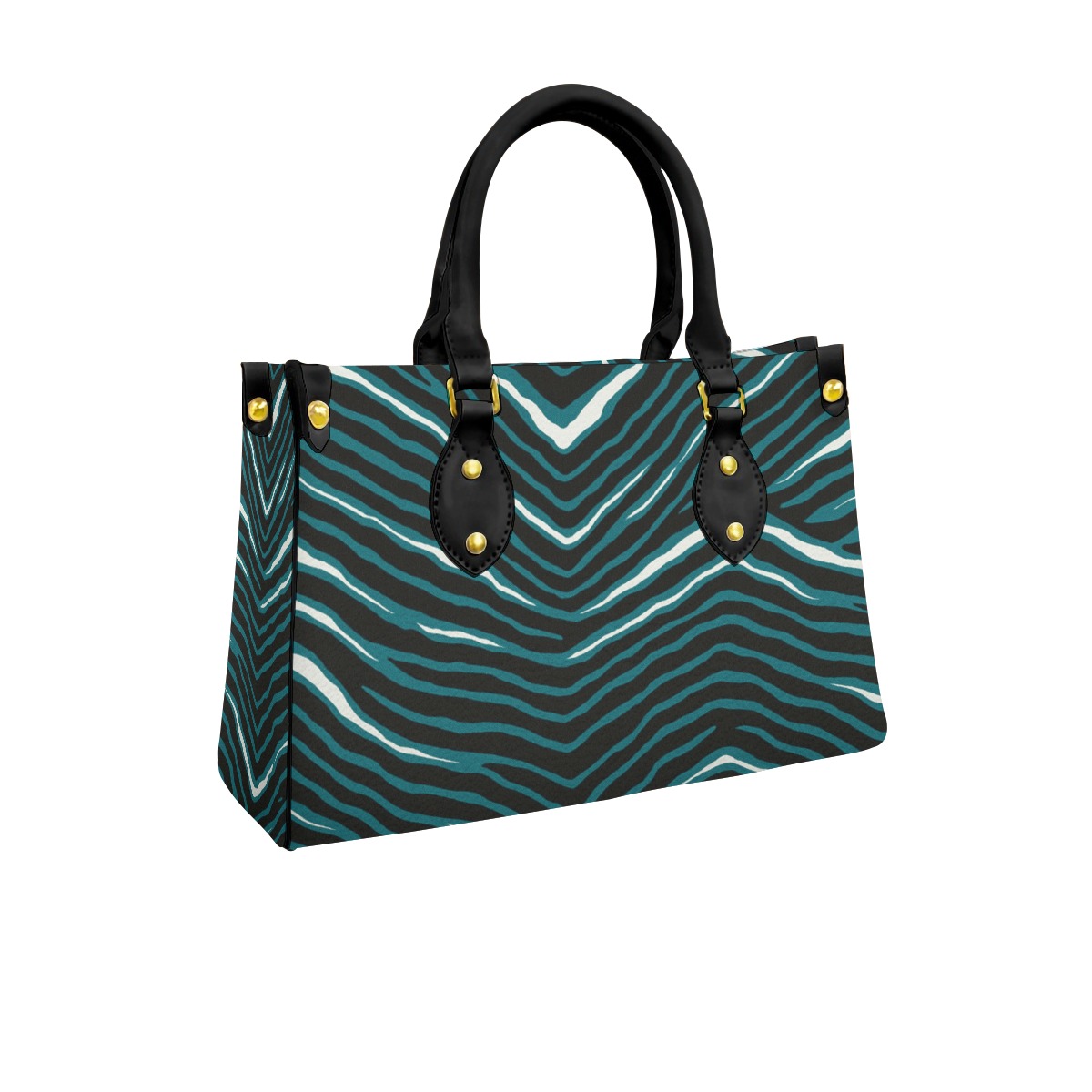 Philadelphia Eagles Zubaz Women's Tote Bag With Black Handle - Image 3