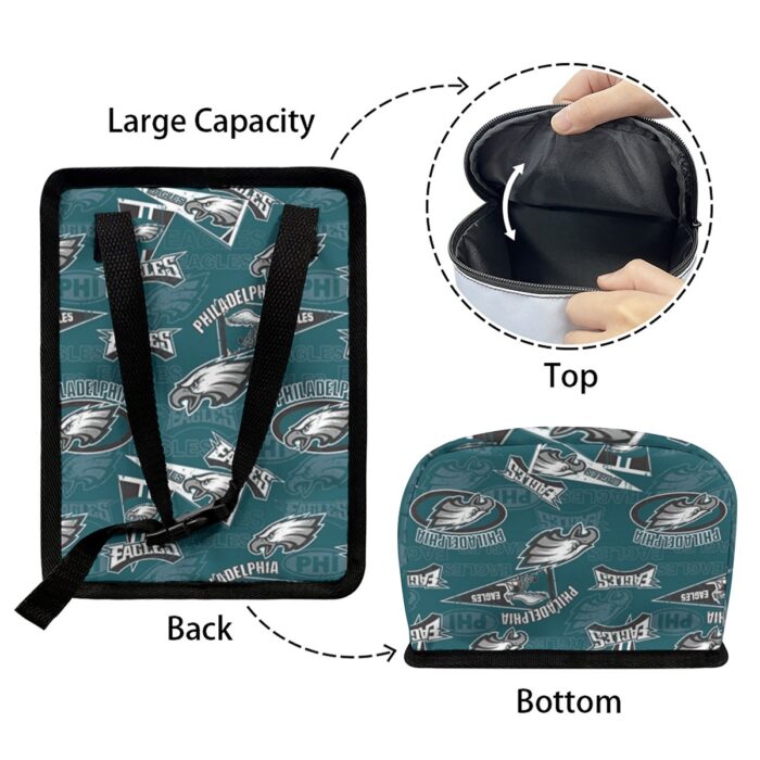 Philadelphia Eagles Zubaz Car Hanging Trash Bin - Image 4