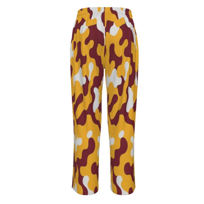 Washington Commanders camo Unisex Wide-Leg Pants|245GSM Cotton - Image 2