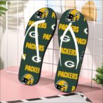 Green Bay Packers All-Over Print Men's Flip Flops - Image 2