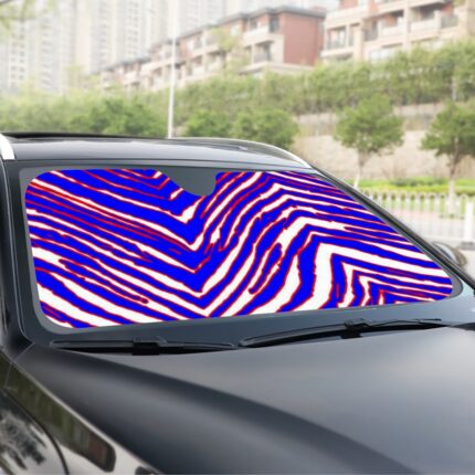 Buffalo Bills Zubaz Windshield Sunshade | 137cm(53.9”)