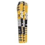 Pittsburgh Steelers Zubaz All-Over Print Unisex Wide-Leg Pants|245GSM Cotton - Image 3