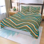 Miami Dolphins Zubaz Three Piece Duvet Cover Set | Widened - Image 2