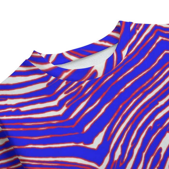 Buffalo Bills Zubaz All-Over Print Kid's Round Neck Sweatshirt | 310GSM Cotton - Image 1