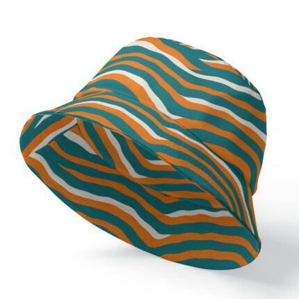 Miami Dolphins Zubaz Double-Side Printing Bucket Hat