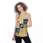 Pittsburgh Steelers Zubaz All-Over Print Women's Racerback Tank Top - Image 2