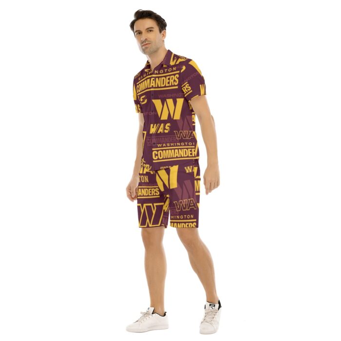 Washington Commanders  Men's Short Sleeve Shirt Set - Image 2