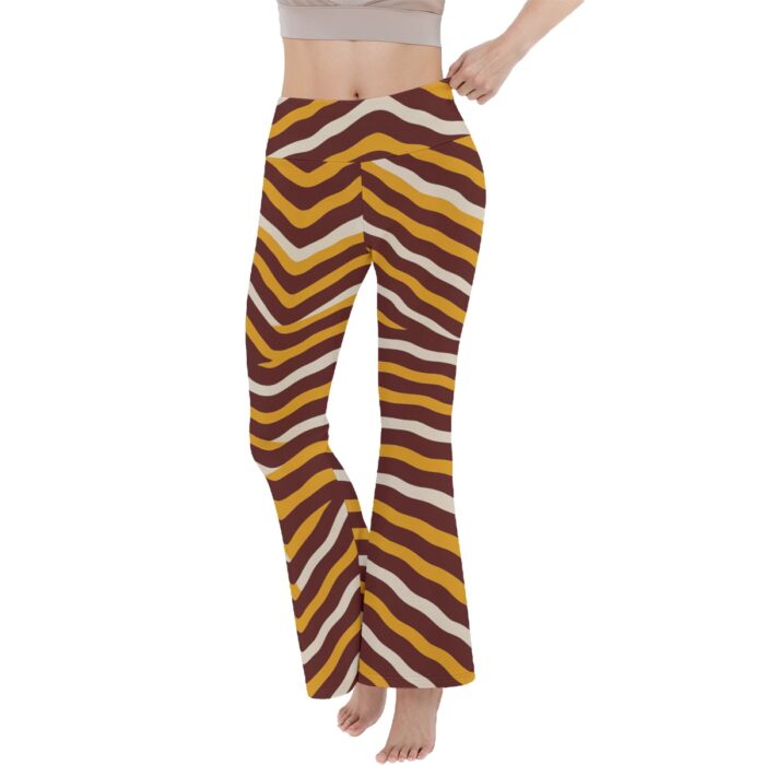 Washington Commanders zubaz Women's Reversible High-Waisted Yoga Pants - Image 1