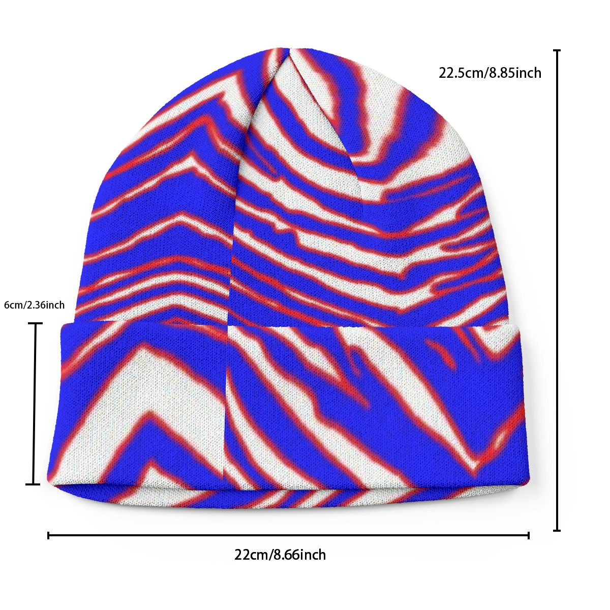 Buffalo Bills Zubaz All-Over Print Knitted Hat