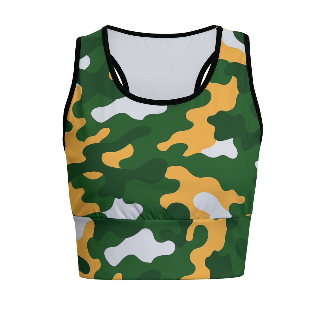 Green Bay Packers All-Over Print Women's Sports Bra - Image 2