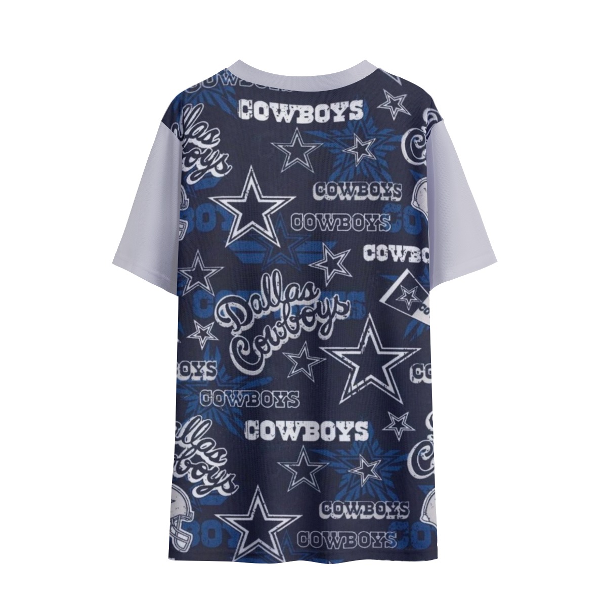 Dallas Cowboys Zubaz All-Over Print Children's Round Neck T-Shirt|145GSM Birdseye