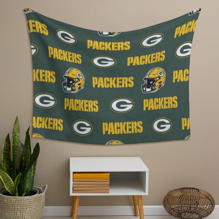 Green Bay Packers Single-Side Print Tapestry - Image 2