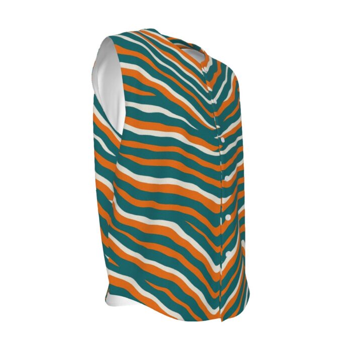 Miami Dolphins Zubaz All-Over Print Men's Sleeveless Jerseys - Image 1