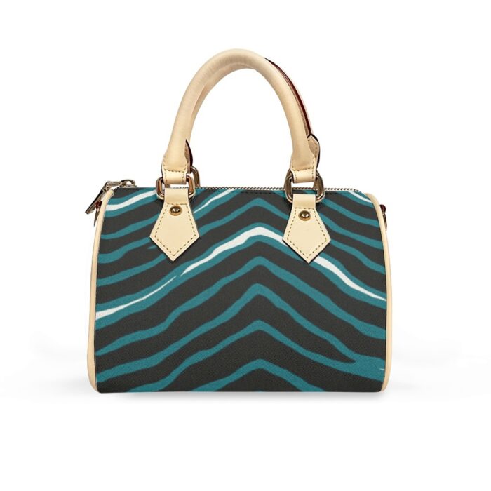 Philadelphia Eagles Zubaz Classic Barrel-Shaped PU Leather Handbag - Image 4