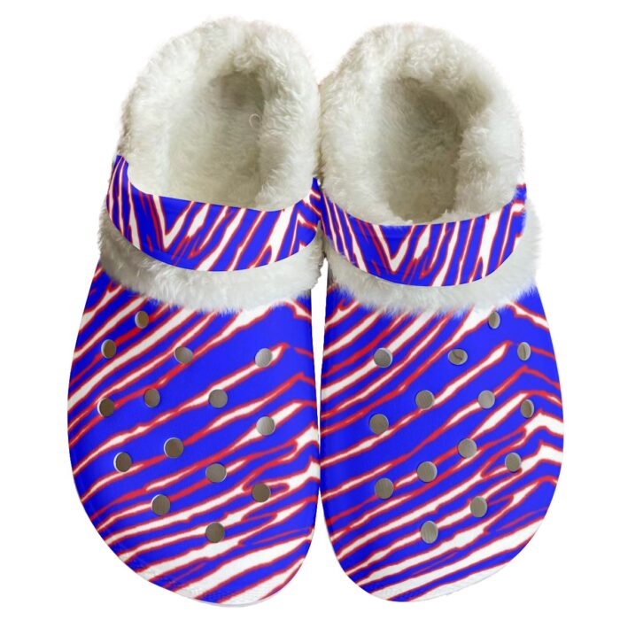 Buffalo Bills Zubaz Men's Classic Clogs with Fleece - Image 3