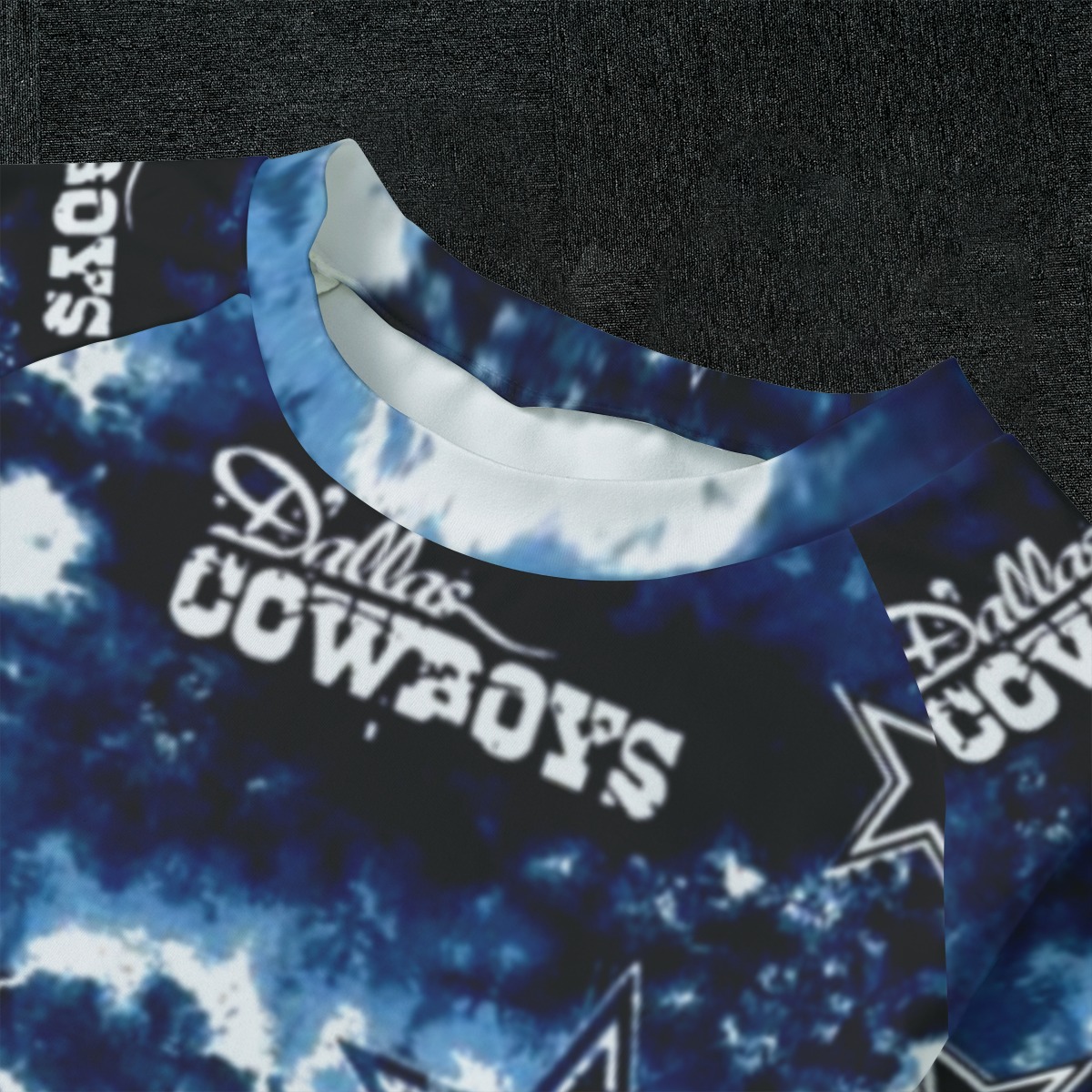 Dallas Cowboys Zubaz All-Over Print Kid's Raglan Sleeve Pajamas With Wide Ankles
