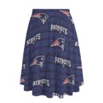 New England Patriots Zubaz All-Over Print Women's Long Maxi Skirt With Pockets - Image 4