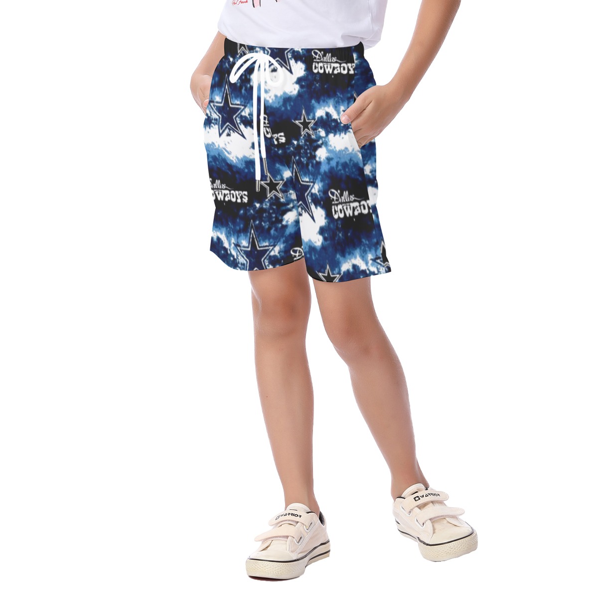 Dallas Cowboys Zubaz All-Over Print Kid's Beach Shorts - Image 2