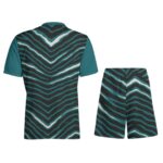 Philadelphia Eagles Zubaz All-Over Print Children's Sports T-Shirt Set - Image 2