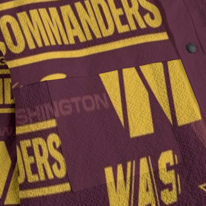 Washington Commanders  Casual Lapel Jacket - Image 3