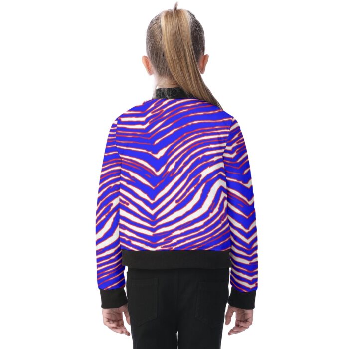 Buffalo Bills Zubaz All-Over Print Kid's Bomber Jacket - Image 1