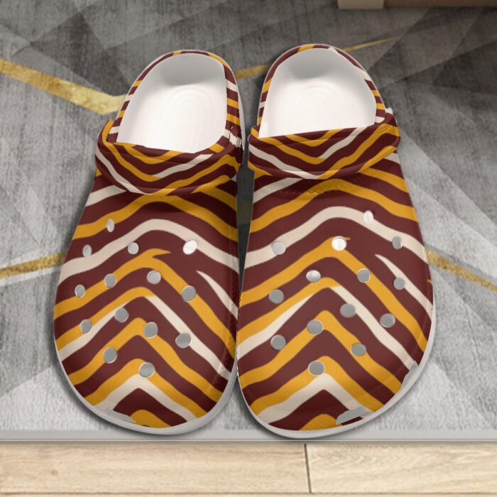 Washington Commanders zubaz Classic Clogs - Image 1