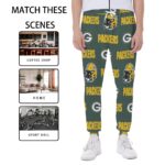 Green Bay Packers All-Over Print Men's Sweatpants - Image 3