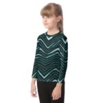 Philadelphia Eagles Zubaz All-Over Print Kid's O-neck Long Sleeve T-shirt - Image 3