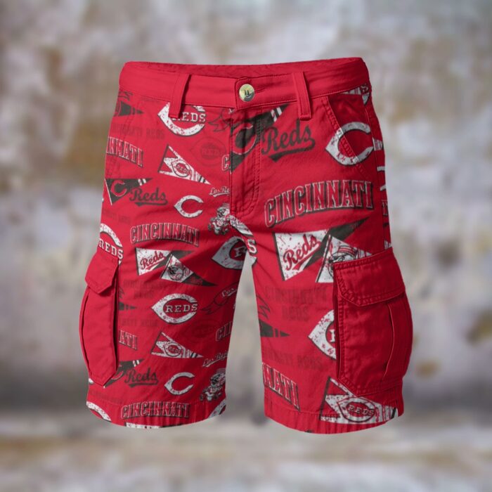Cincinnati Reds Cargo Shorts - Image 1
