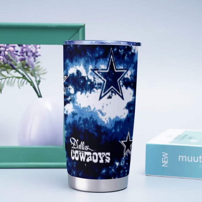 Dallas Cowboys Zubaz Tumbler 20oz - Image 3