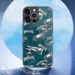 Philadelphia Eagles Zubaz iPhone 13 Series Mobile Phone Case | Glass - Image 4