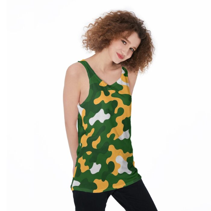 Green Bay Packers All-Over Print Women's Tank Top - Image 4