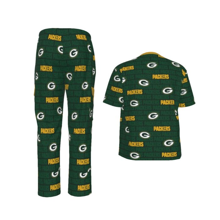 Green Bay Packers All-Over Print Unisex Scrub Set|Birdseye - Image 1